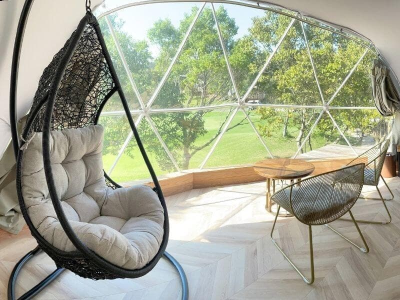 ドームテント室内