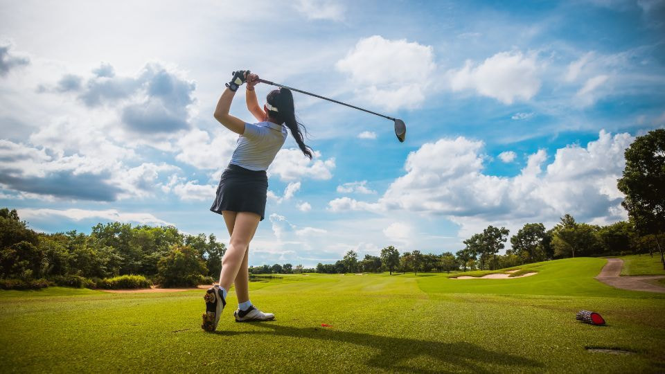 ゴルフプレーの様子