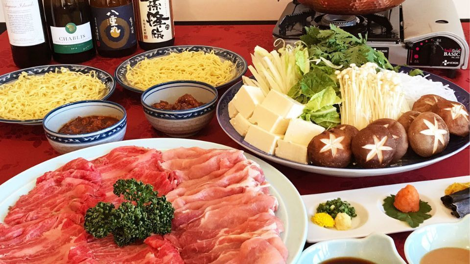 しゃぶしゃぶ鍋コース料理内容