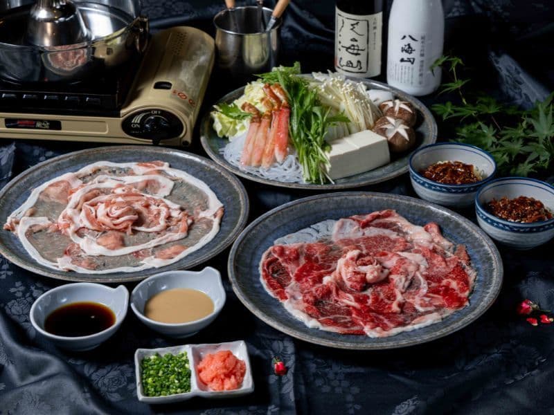 しゃぶしゃぶ鍋コース料理内容