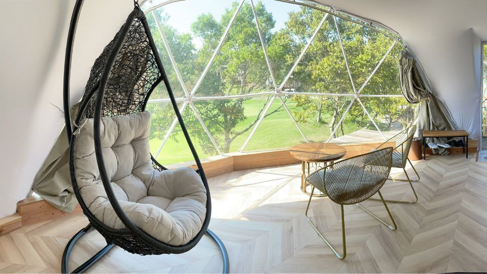 ドームテント室内