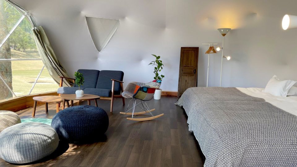 ドームテント室内